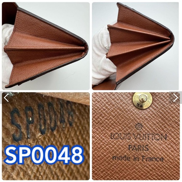 Authentic Louis Vuitton Monogram Crossbody Wallet with Gold Chain - Picture 11 of 13